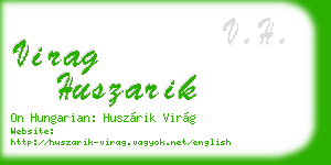 virag huszarik business card